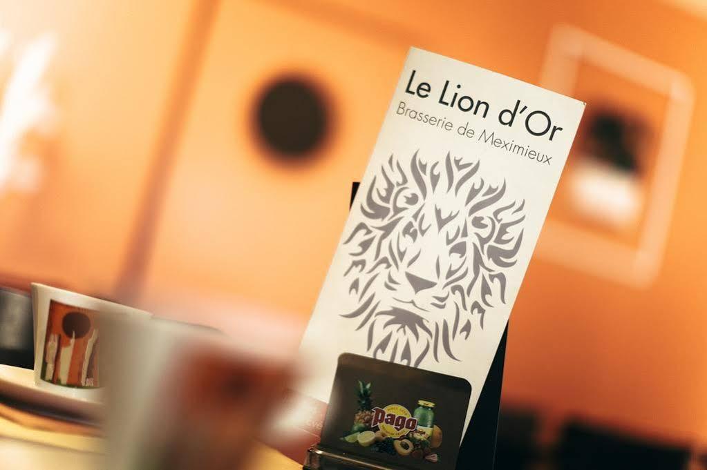 Hotel Brasserie Le Lion D'Or Meximieux Exterior foto